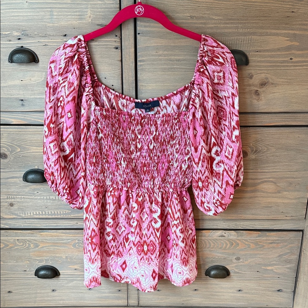 NWOT eclair summer top sz L